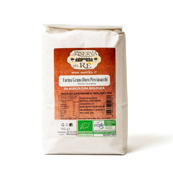Farina di grano antico biologico Perciasacchi