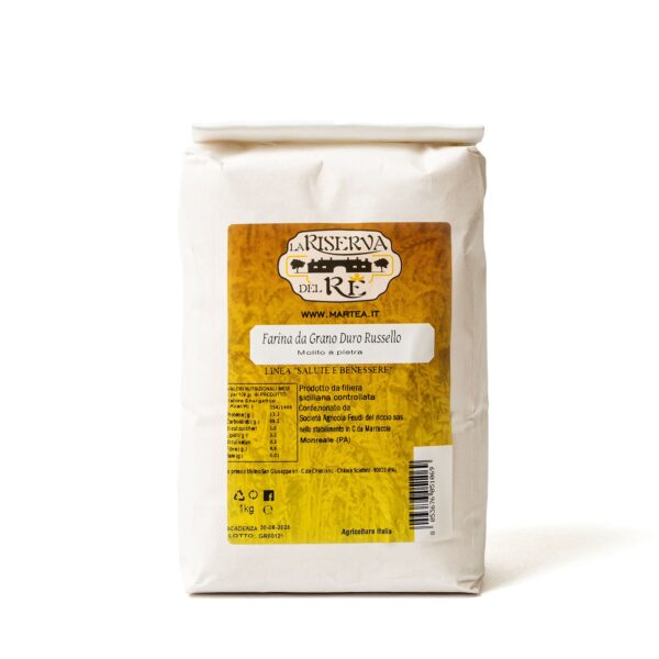 Farina di grano antico siciliano Russello
