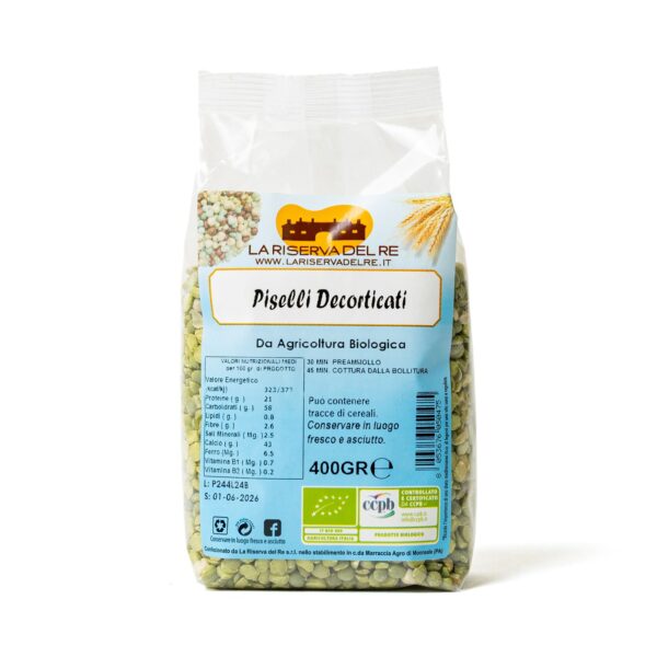 Piselli Decorticati Bio